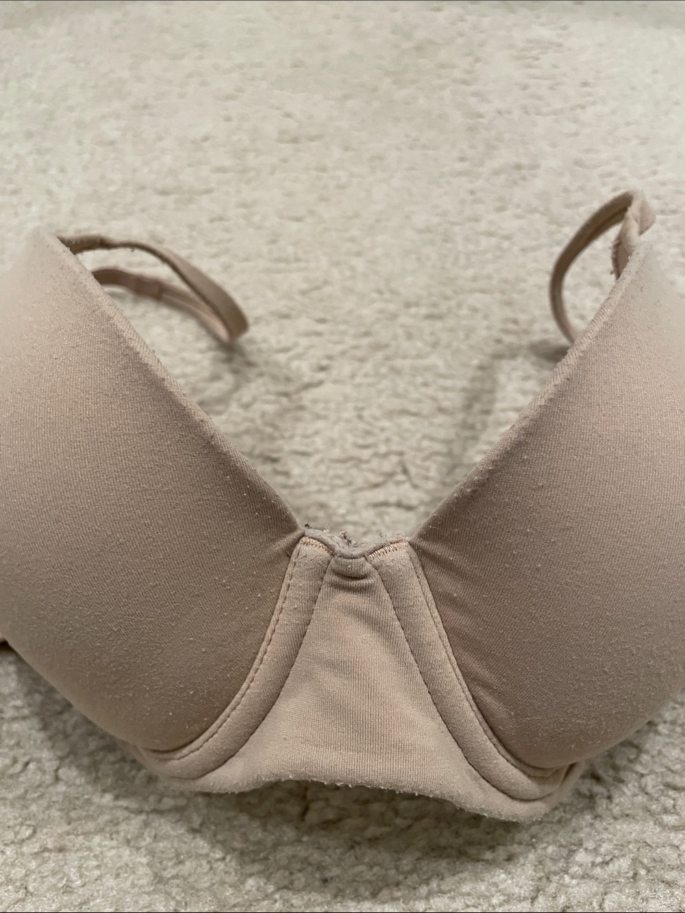 Preowned Soma Smooth T-Shirt Nude Bra 32D - Picture 5 of 10